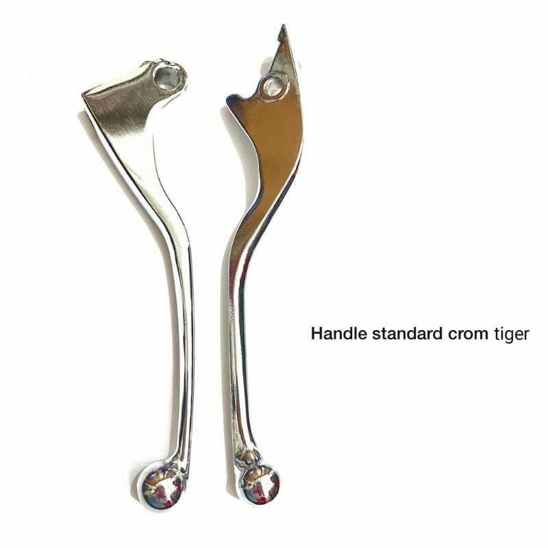 COD HANDLE HANDLE REM CROME SET SEPASANG KIRI KANAN TIGER OLD TIGER REVO SONIC 150 megapro mono soni