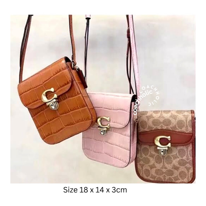 coach tall studio phone bag