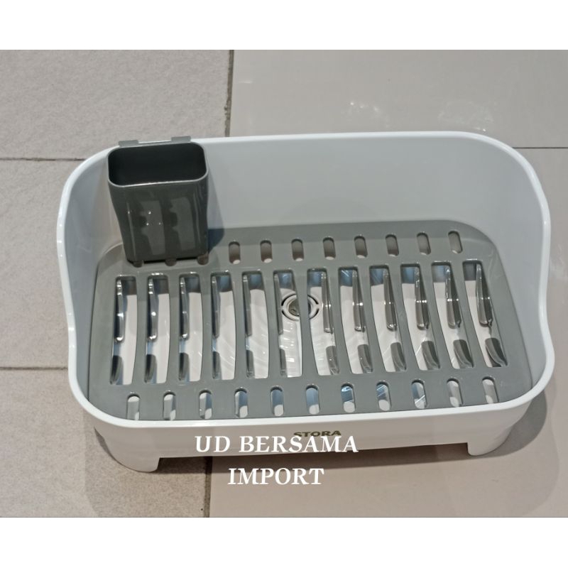 Stora Rak Piring/Rak Piring Plastik/Rak Piring 1 Susun/Plastic Dish Rack