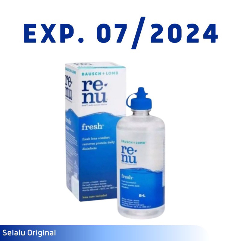 PROMO SOFTLENS BAUSCH AND LOMB MONTHLY DAN RENU FRESH 355ml