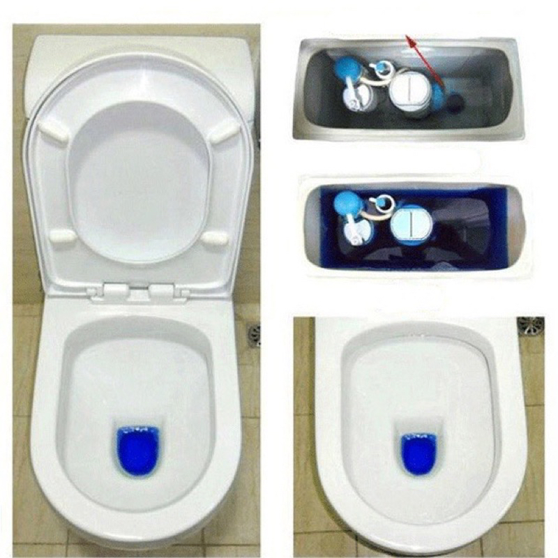 Tablet Pembersih Kloset Toilet Penyegar Penjernih Air Toilet Blue Clean