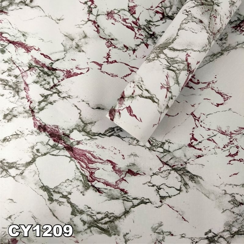 WALLPAPER DINDING WALLSTIKER MARMER GRANIT WARNA