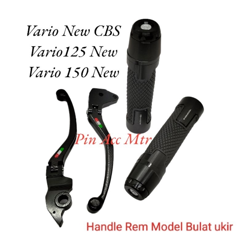 Paket Handle Rem Brembo Model Lipat Ukir/Polos Pluse HandGrip Jalu Censi Model Rizoma pnp Motor Vario150 CBS Vario125 CBS Beat fi new CBS Scoopy fi new CBS Beat street New pnp