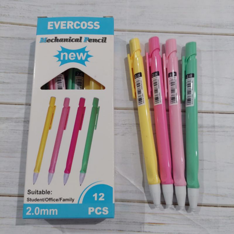 

(12PC) PENSIL MEKANIK EVERCOSS 2.0 EV-756