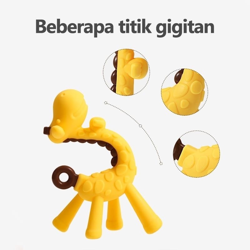 Mainan Gigitan Bayi Teether Jerapah BPA Free