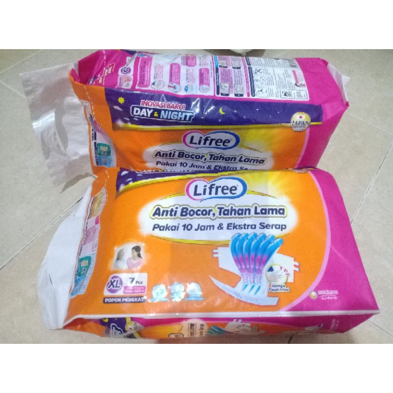 Lifree Pampers Perekat XL isi 7