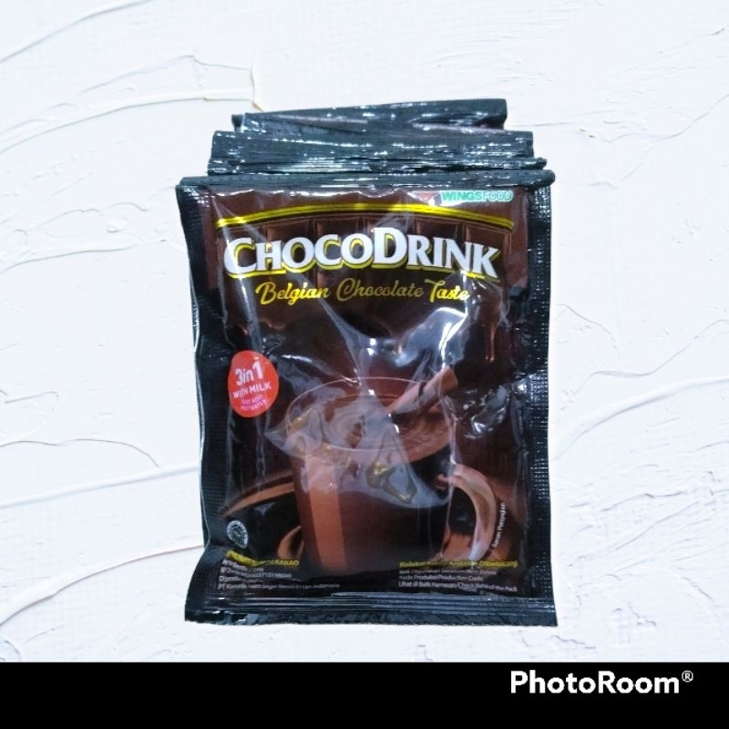 

chocodrink belgian chocolate taste renteng renceng 28 g