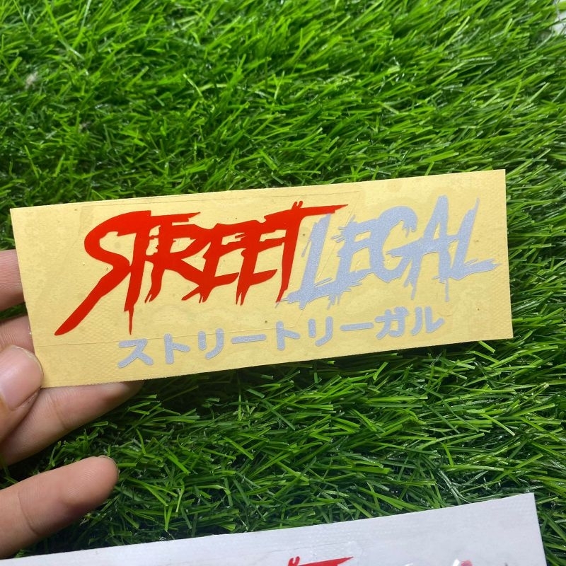 Sticker stret legal cutting sticker sticker kanji streetlegal