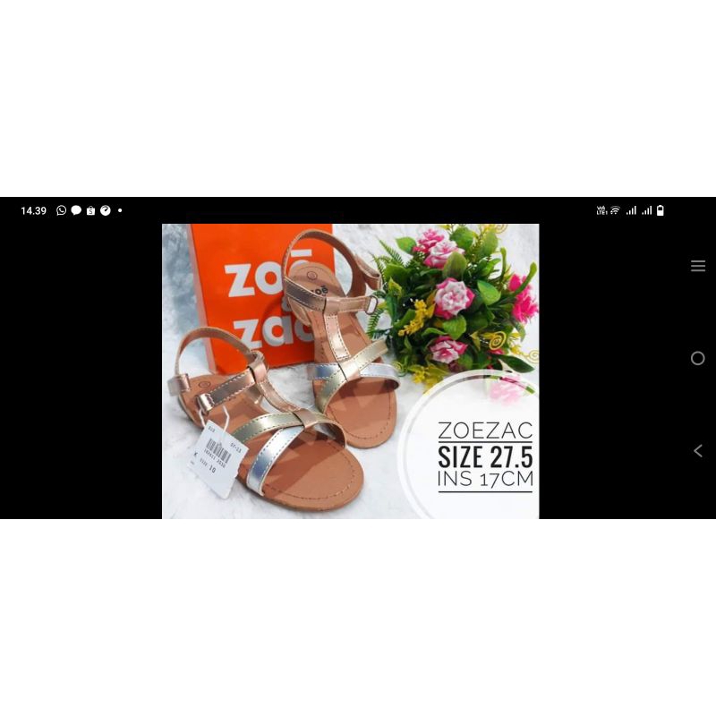 Sendal Anak Zoe Zac