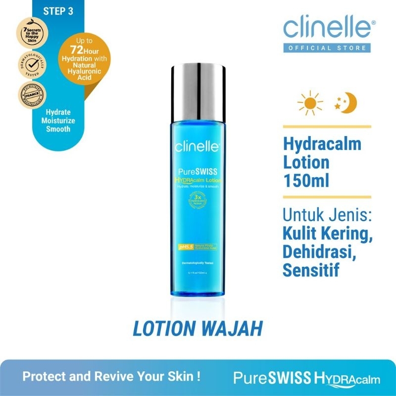clinelle pureswiss hydracalm lotion 150ml
