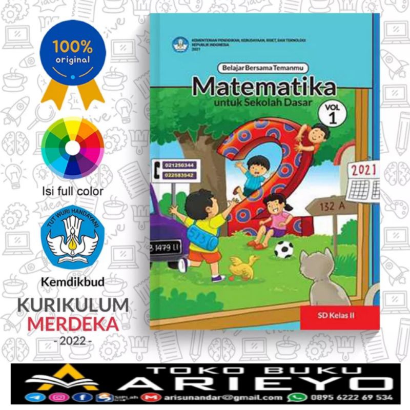 

New+K-Merdeka Matematika Vol 1 SD Kelas : 2 Sekolah Penggerak