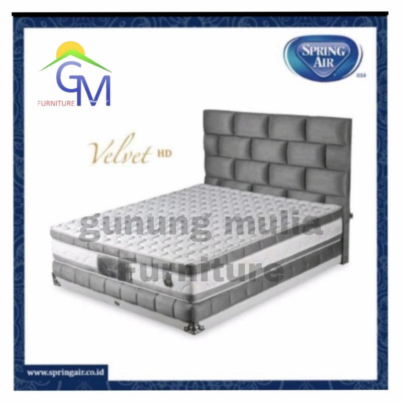 Spring Air Velvet Full Bad Set 100/120/160/180/200