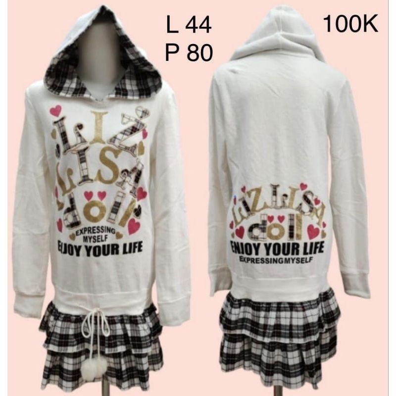 Liz Lisa doll/Baju model hodie/atasan hodie lengan panjang/second