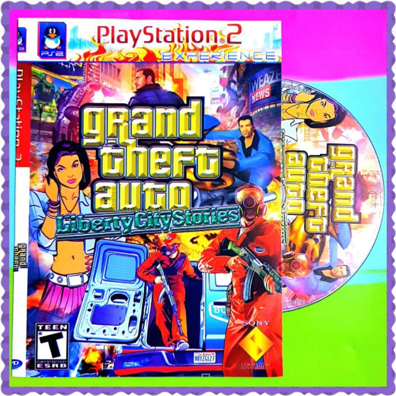 KASET PLAYSTATION2 GTA LIBERTY CITY STORIES - KASET PS2 GTA - KASET PS2 LENGKAP MURAH - KASET PS2 TE