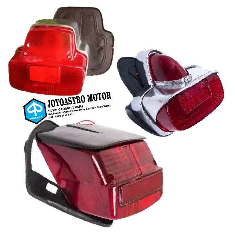 stoplampu stoplamp lampu stop belakang vespa super sprint kongo mendol 66 bagol bajaj
