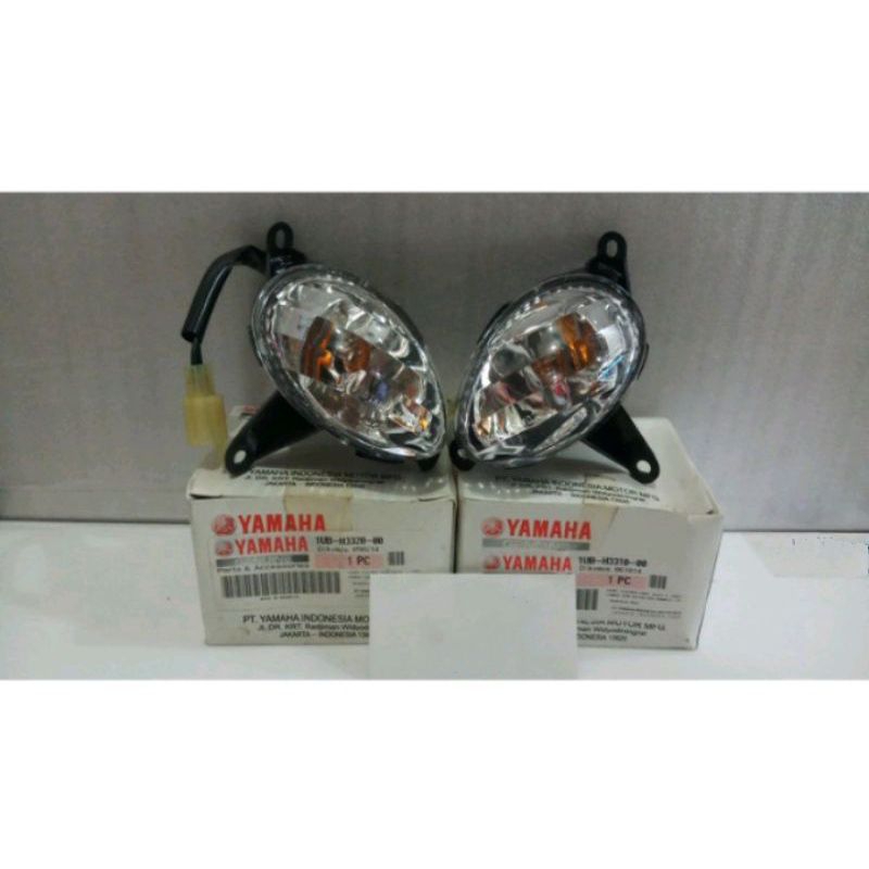 LAMPU SEIN DEPAN ASSY KANAN KIRI YAMAHA FINO KARBU 115 ORIGINAL YAMAHA
