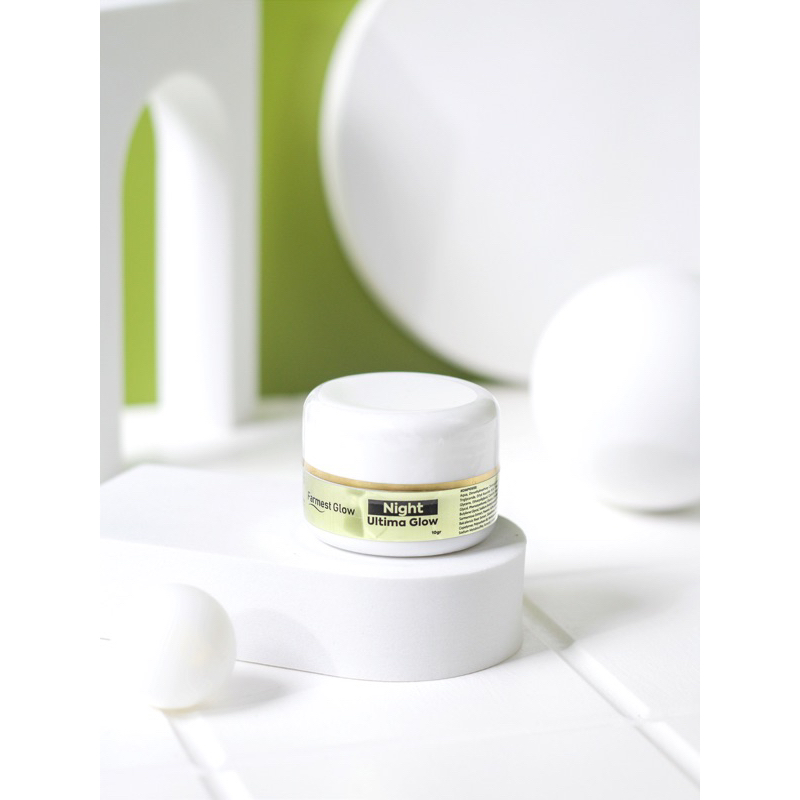 Ultima Night Cream Farmest Glow Menghilangkan Flek Hitam / Pemutih Wajah Berkualitas Termurah