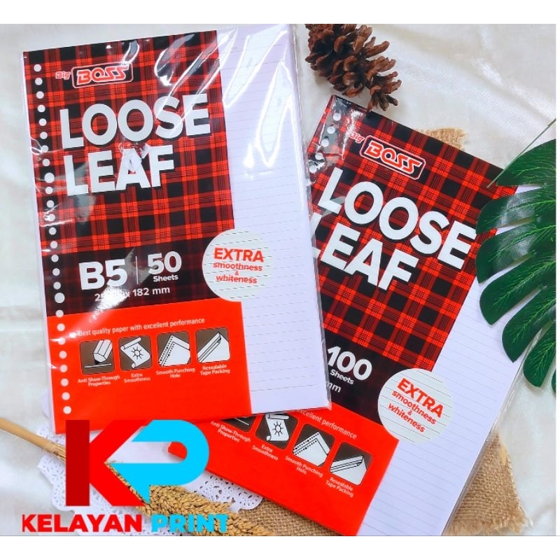 

ISI BINDER B5 ISI 50 LEMBAR LOOSE LEAF