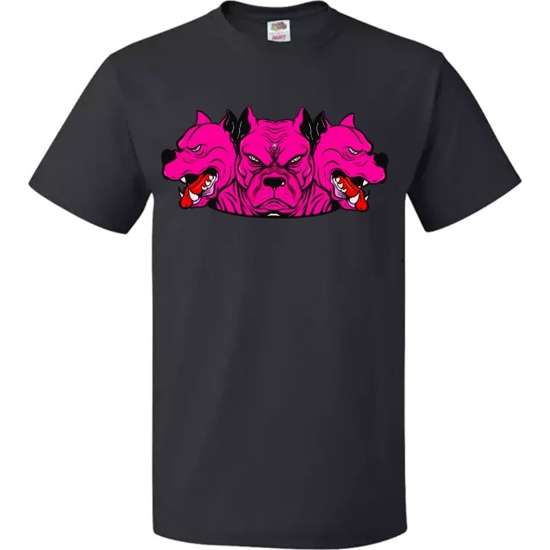 new kaos ori pitbull cerberus tshirt ori pitbull karberos origins 100%  catton combed 30s sablon DTF