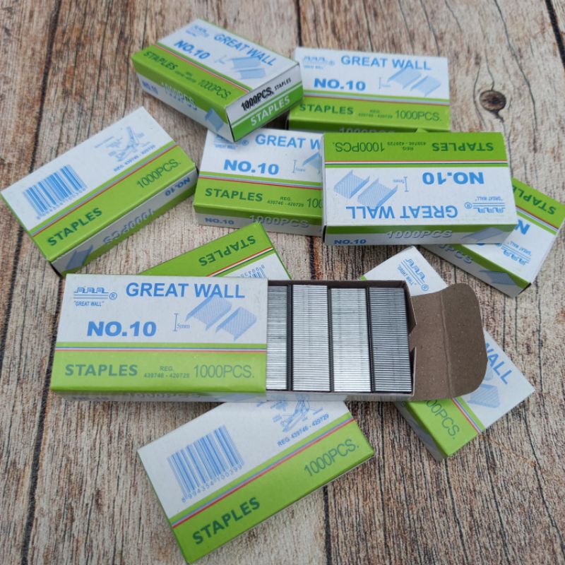 

1kotak Isi Staples / Isi Besar / Isi Kecil \ Isi Great Wall / Isi Kangaro