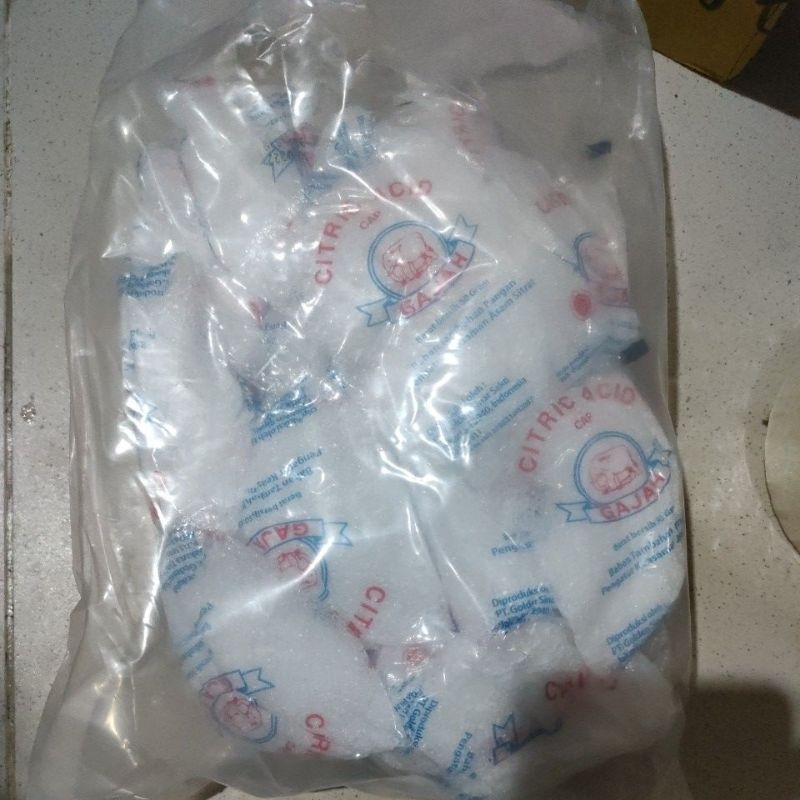 

Citric Acid 1pak isi 20bgks