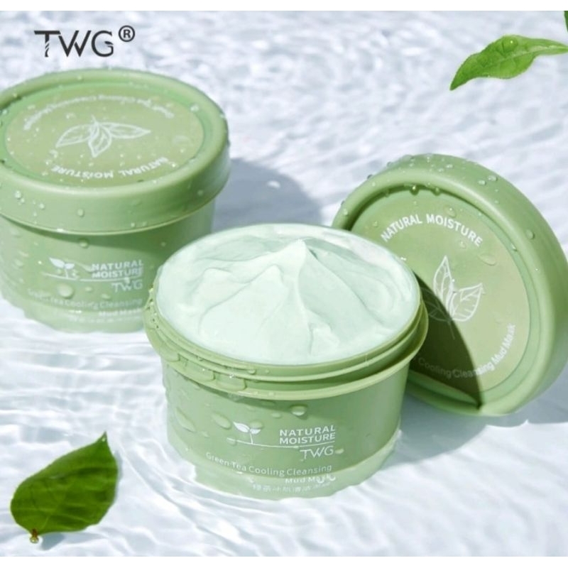 READY STOCK CLAY MASK Masker Wajah Green Tea Cleansing Mud