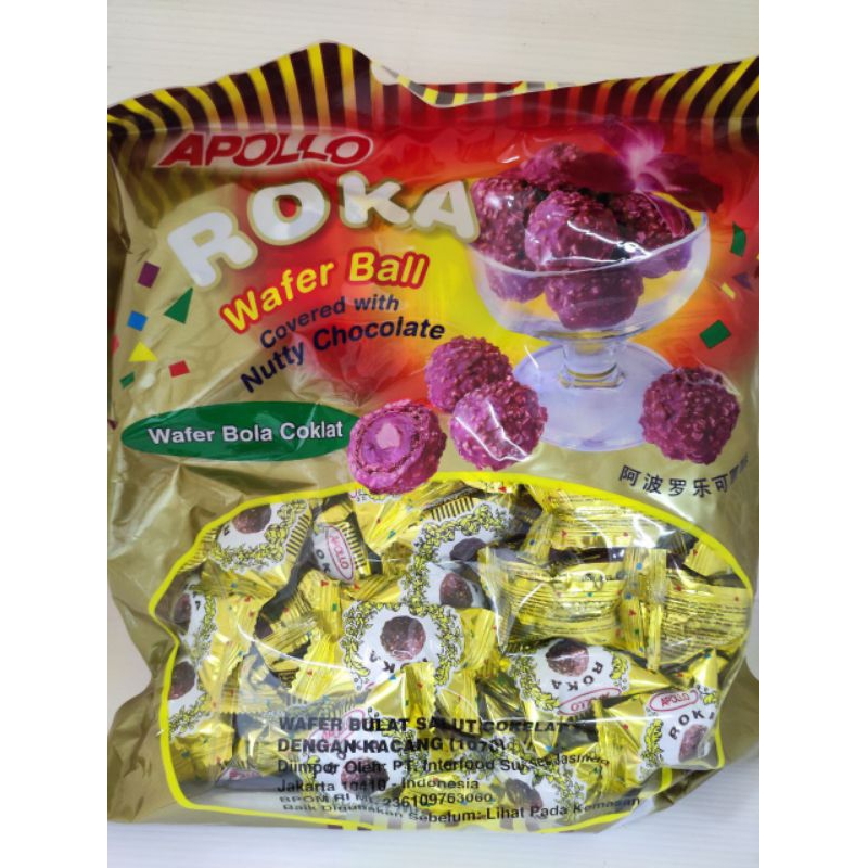 

ROKA APOLLO 70 PCS- COKELAT ROKA - BISKUIT COKLAT - APOLLO ROKA COKLAT