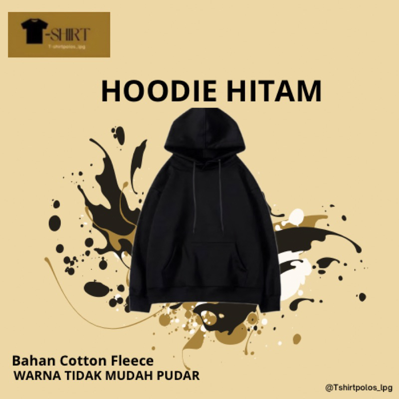 HOODIE POLOS PREMIUM BAHAN TEBAL