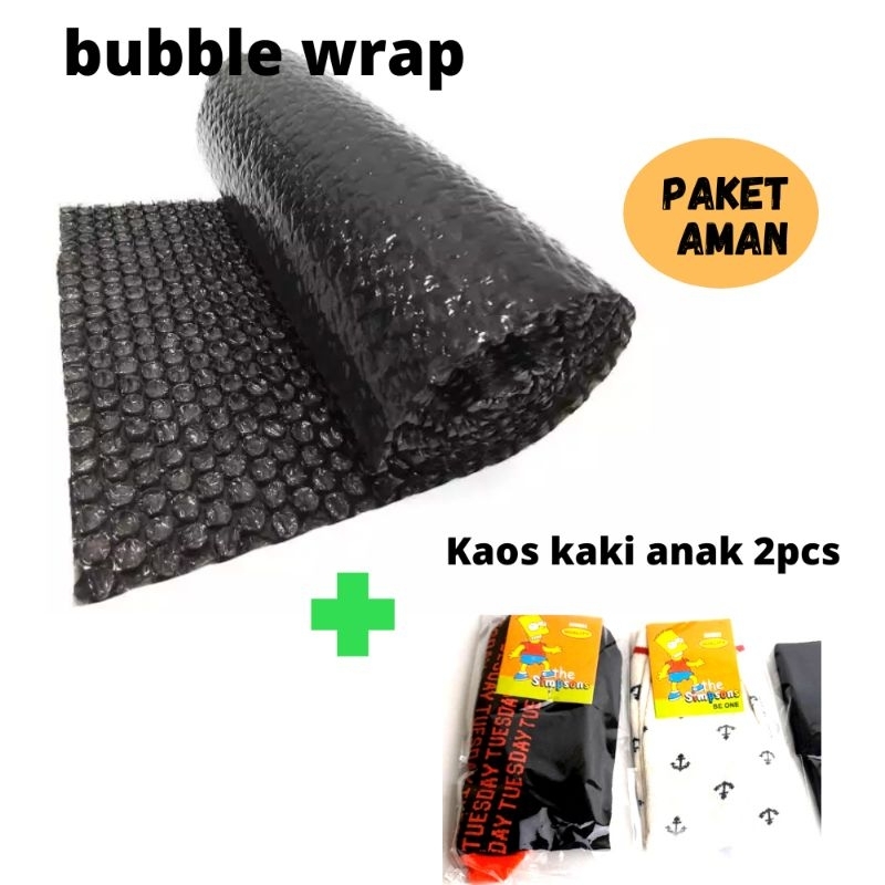 extra bubble wrab dan kaos kaki paket aman