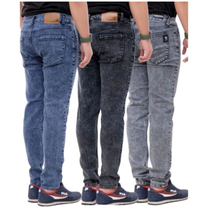 Celana Jeans Panjang Pria Volcom skinny Original
