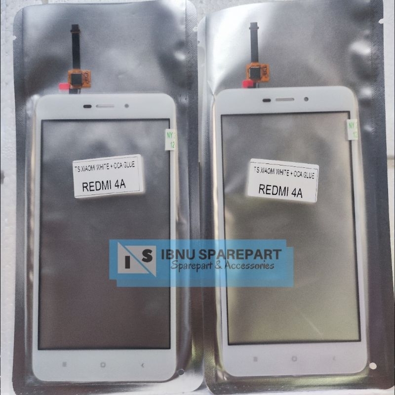 TS TOUCHSCREEN + LEM OCA GLUE XIAOMI REDMI 4A LAYAR SENTUH ORI