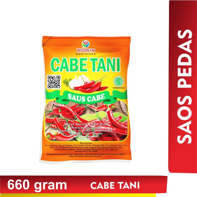 

Saus pedas Cabe Tani 660ml