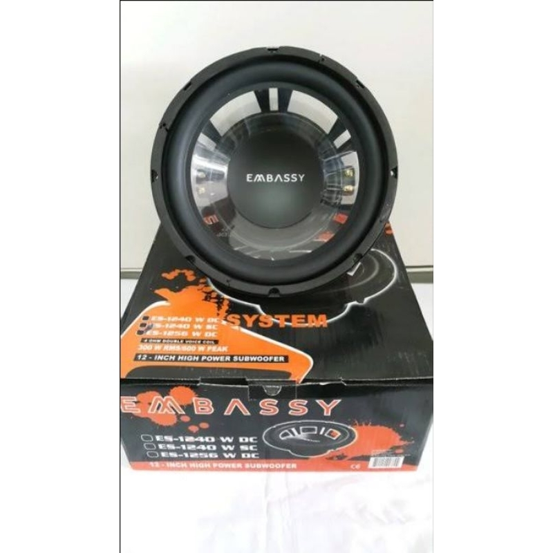 Subwoofer 12inch Embassy ES1240, DoubleCoil