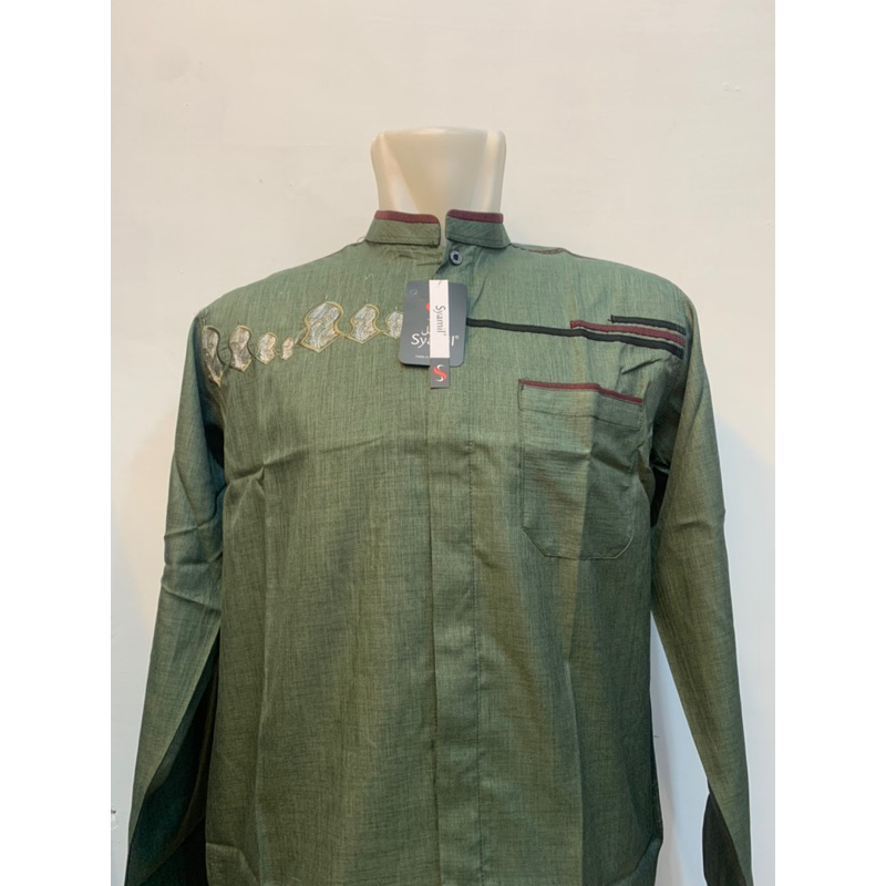 Busana Muslim Pria Dewasa Koko Kemko Syamil Lengan Panjang