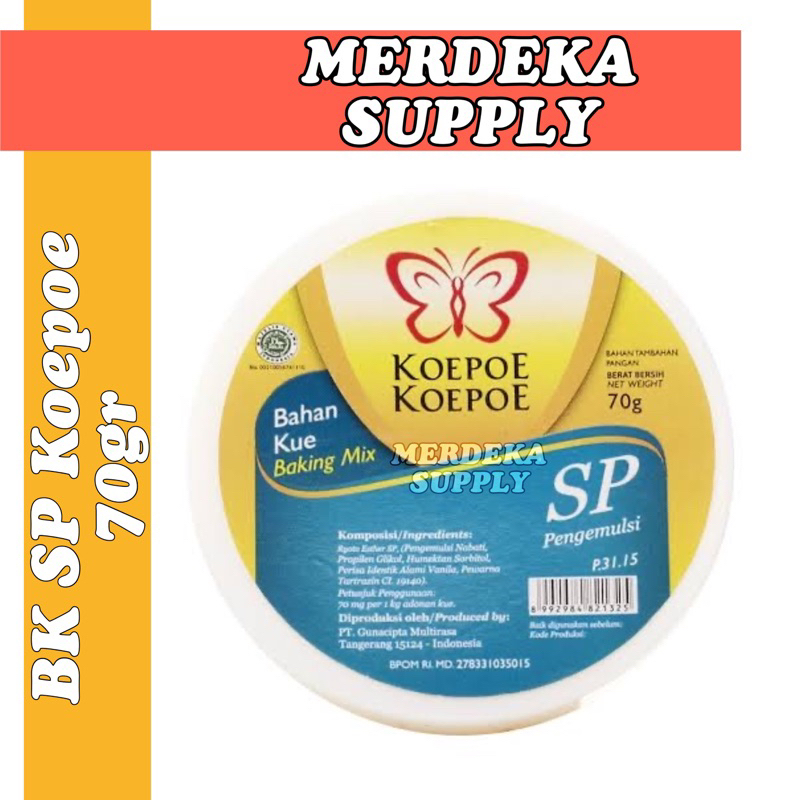 

Pengembang Kue - Bahan Kue SP Koepoe 70g