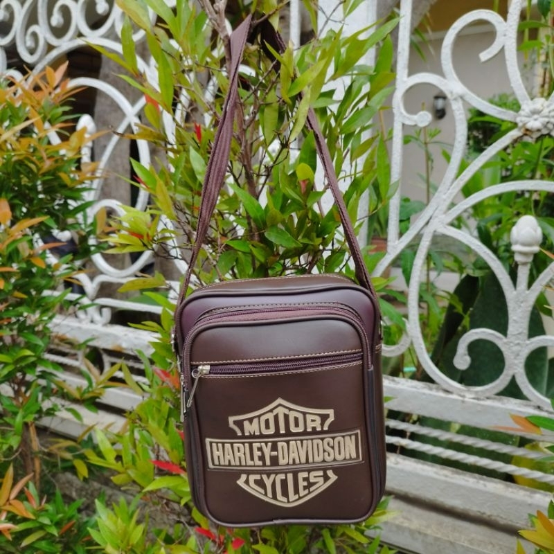 Tas Bahu Pria Kulit PU Premium | Tas Selempang Pria Best Desain