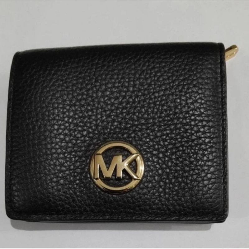 Dompet wanita MK Leather black Original
