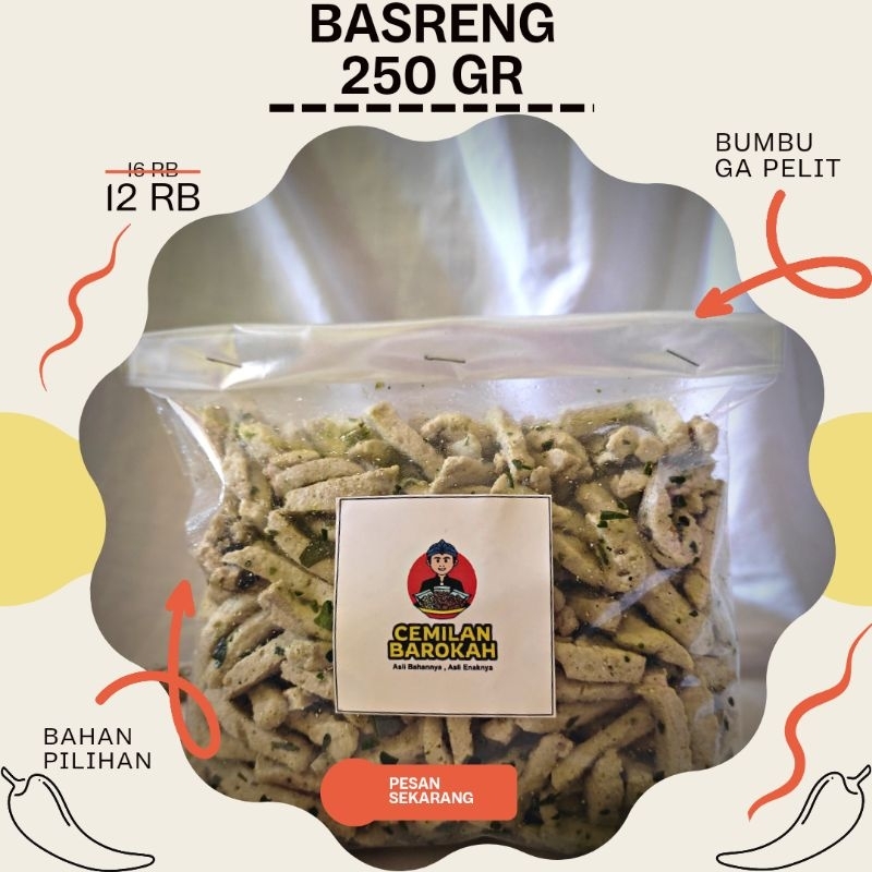 

[250 gr ]- BASRENG Original Daun Jeruk