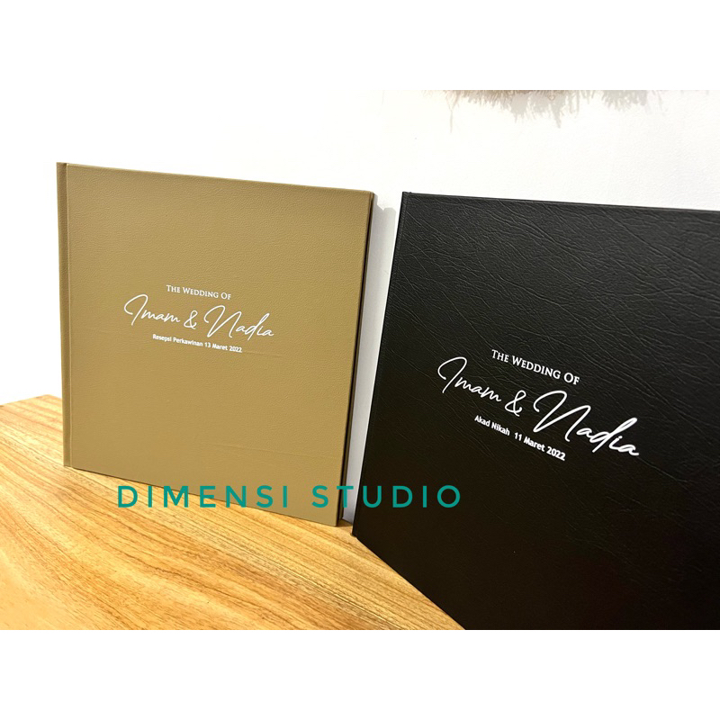 Album DLX magnetik custom nama 31 x 32 cm