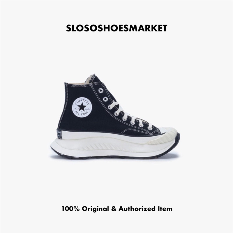 Converse Chuck 70 At-Cx Platform Black White - 100% Original / RESMI