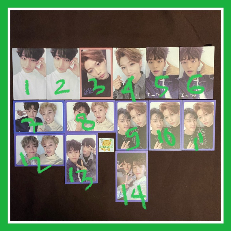 pc photocard stray kids I am You chan leeknow changbin hyunjin han felix seungmin i.n