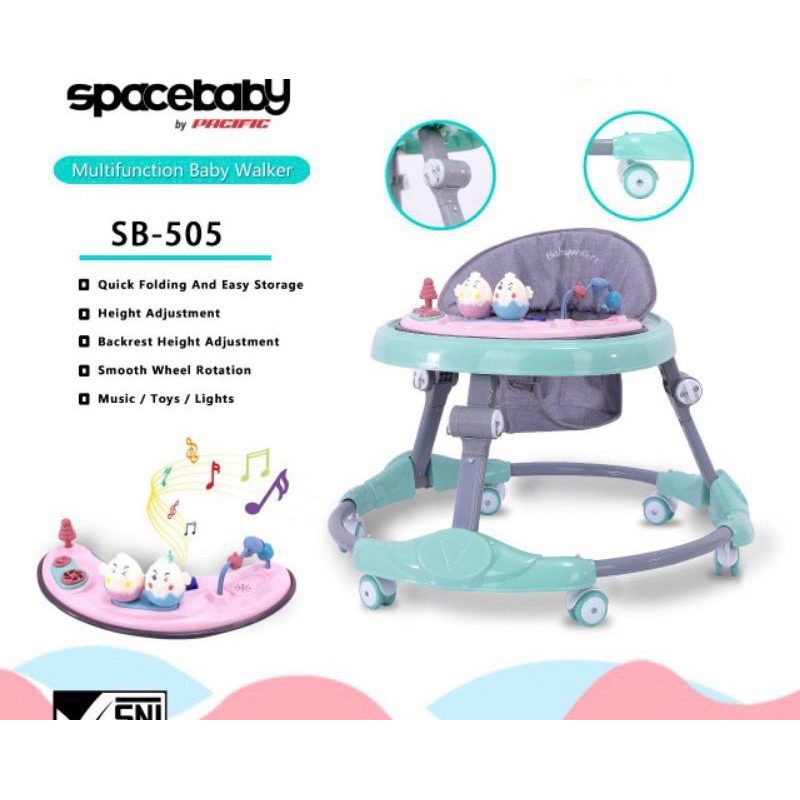 ORIGINAL Baby Walker Alat Belajar Jalan Apolo SPACE BABY SB 506 / SB 507 / SB 509 / SB 505 / SB506 SB505 SB507 SB509