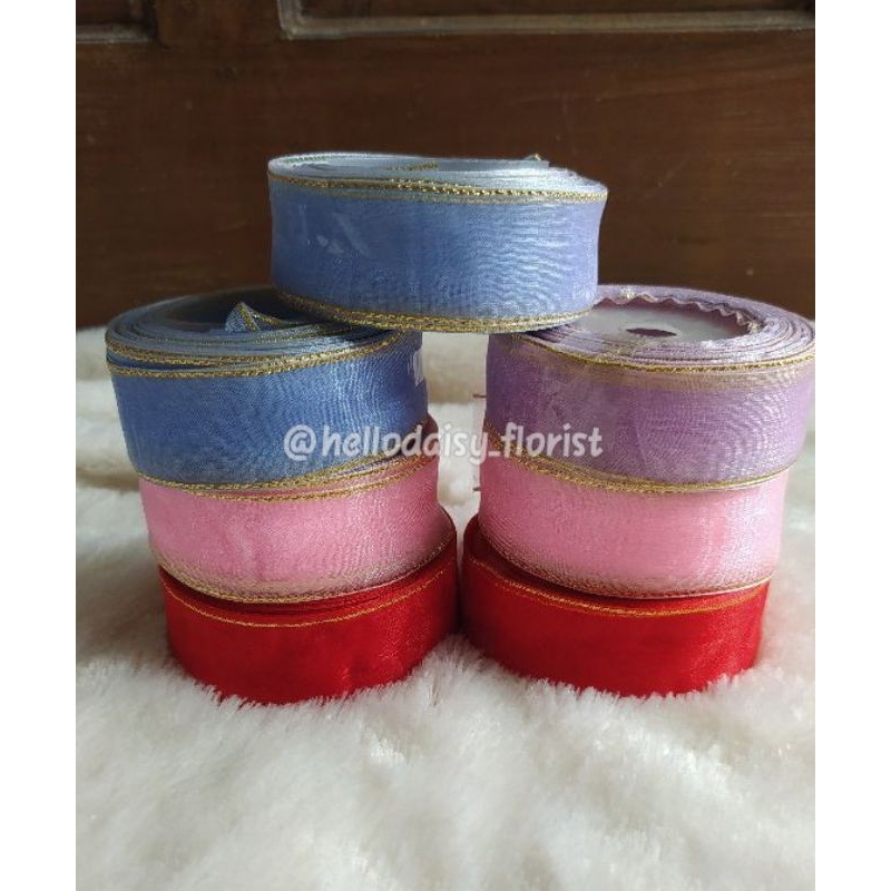 

pita organdi/pita cantik/pita hias/pita kado permeter