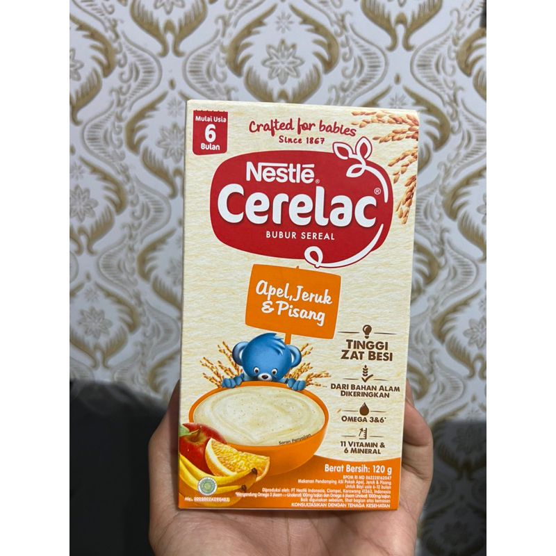 Nestle Cerelac Bubur Sereal 120 Gram