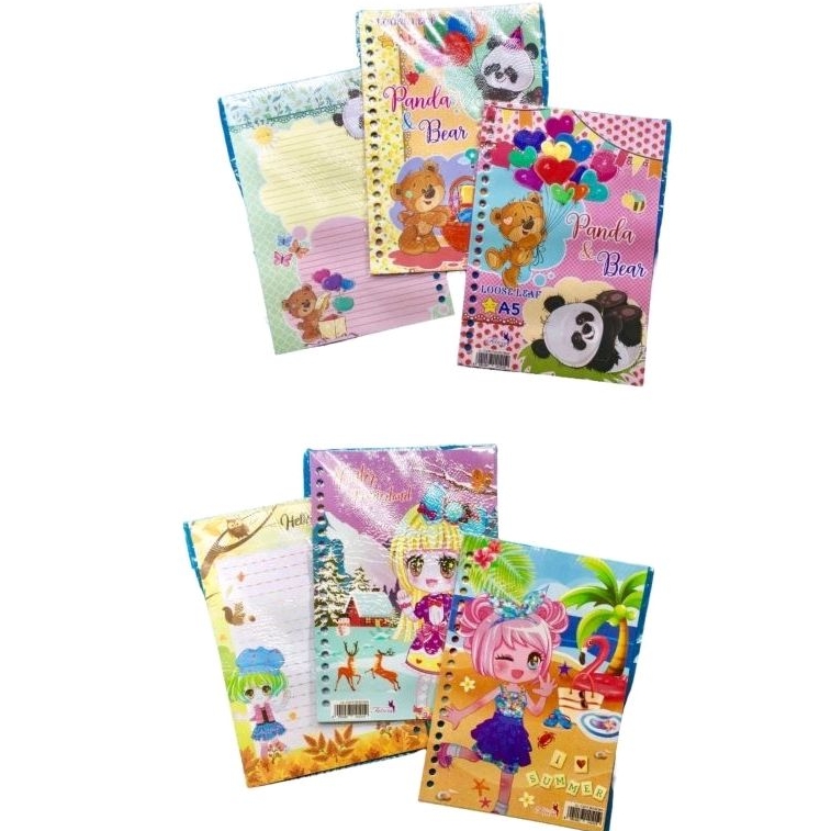 

LOOSE LEAF A5 FELICIA/20 LEMBAR/FANCY-15 LEMBAR