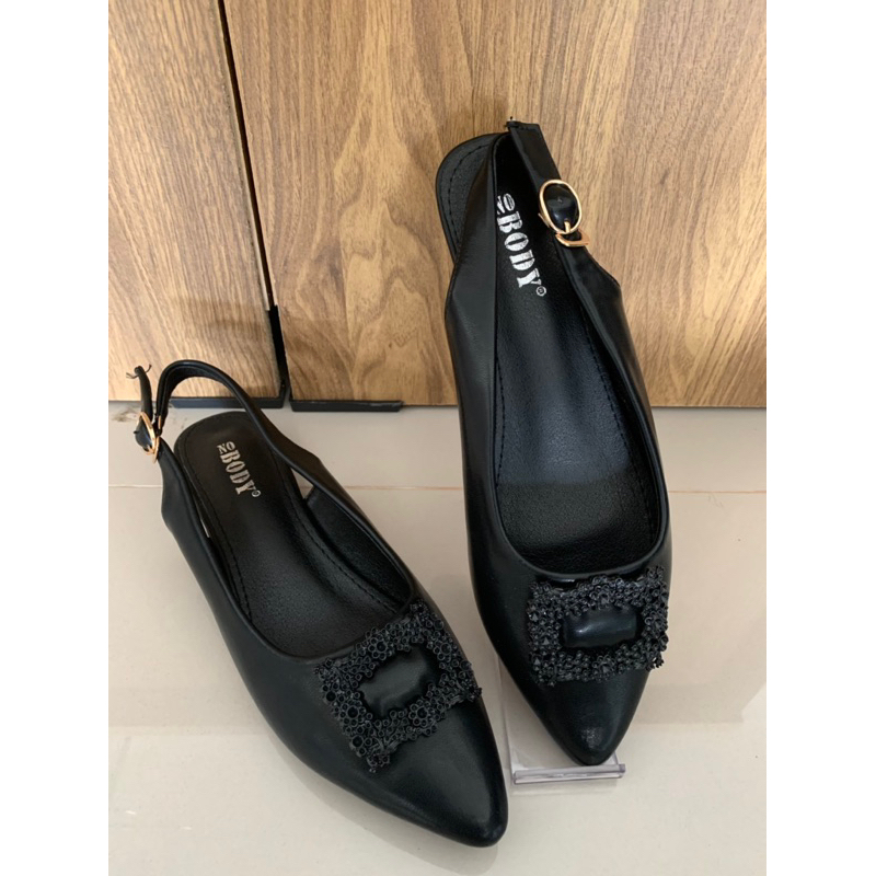 sepatu flat shoes import wanita nobody 368-130