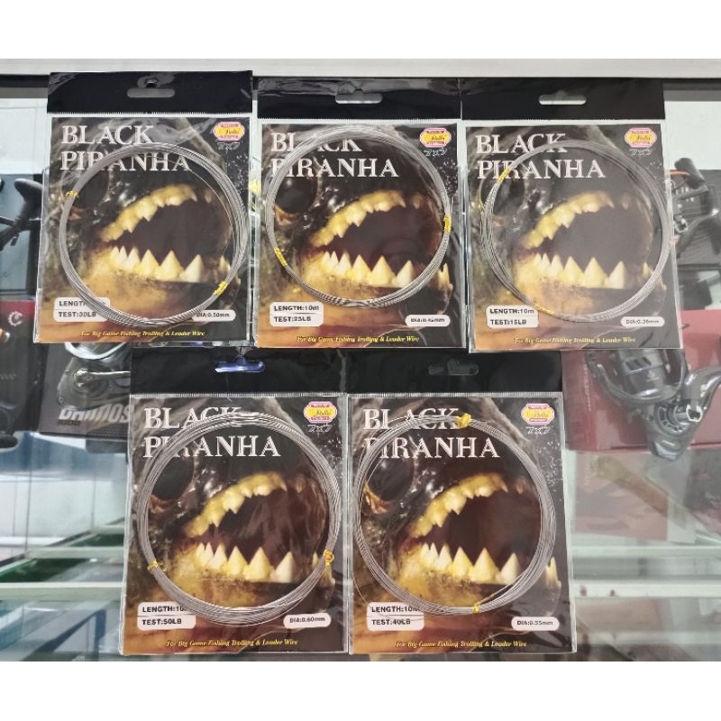 Kawat seling stella black piranha 7x7..MURAH seling pancing
