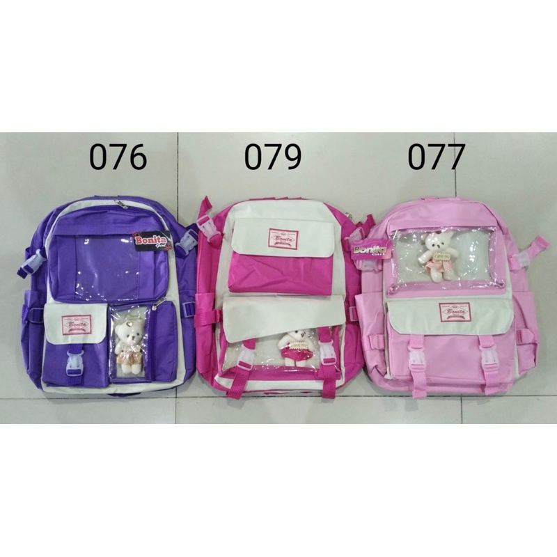 Promo Termurah Tas Ransel Anak Sekolah Foto Asli Bonita Kualitas Premium