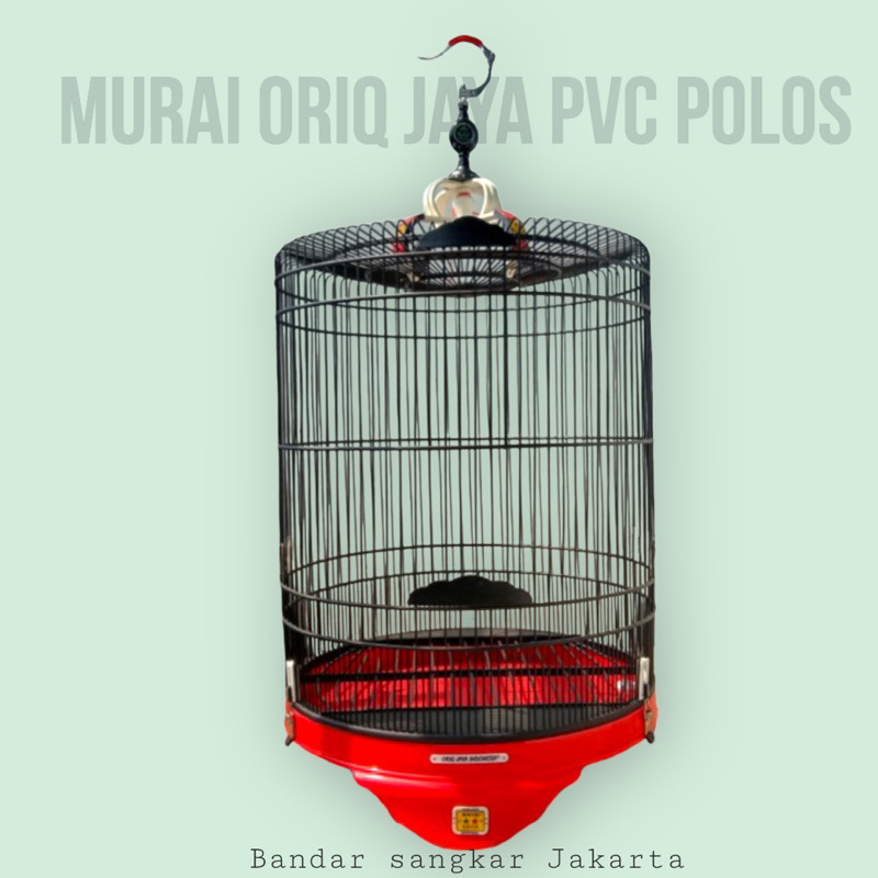 SANGKAR KANDANG MURAI PVC ORIQ JAYA NO 2 DIAMETER 58cm
