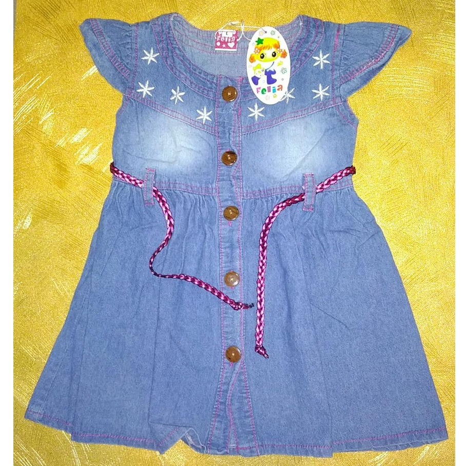Baju Anak Cewek | Dress Levis AL03 | 3-4 Tahun